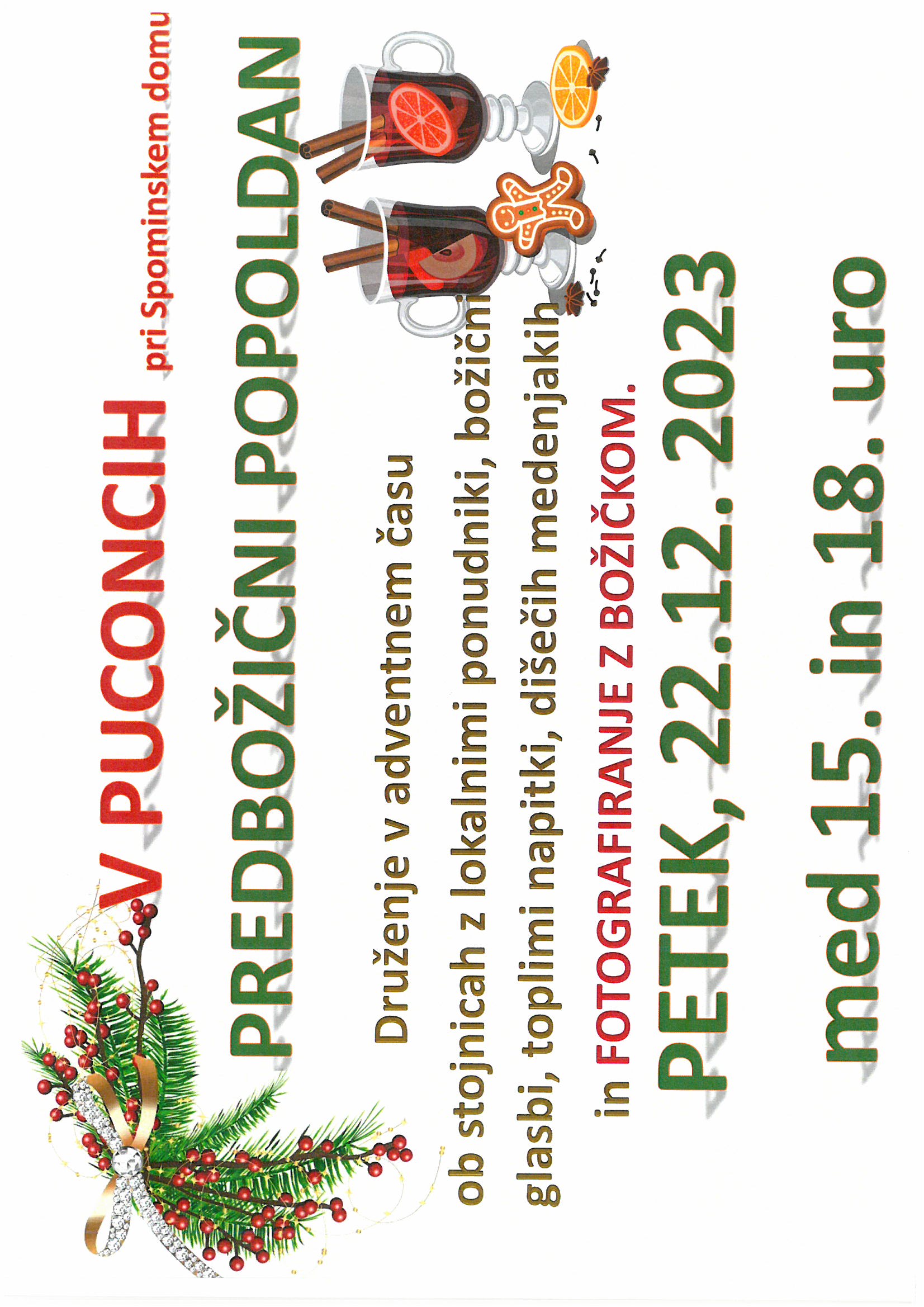 Predbožični popoldan v Puconcih